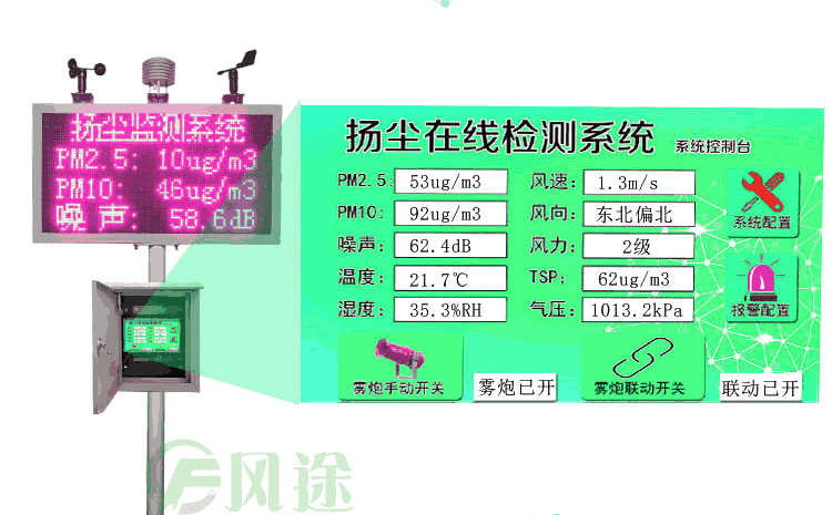 揚塵噪聲在線(xiàn)監測系統哪家好