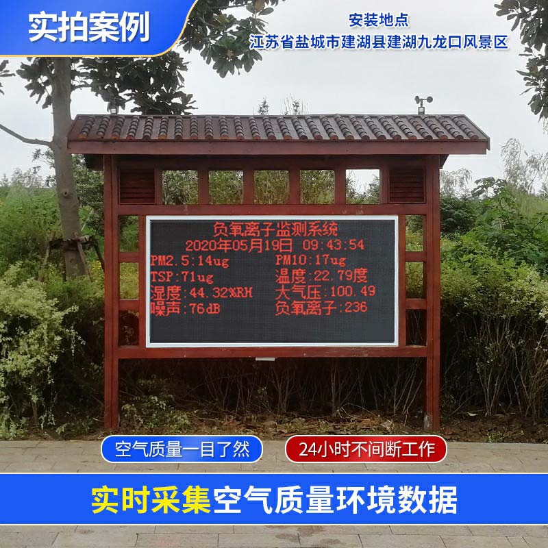 這臺負氧離子監測系統，為景區打造……